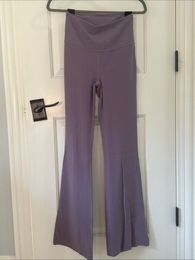 lululemon athletica Lavender Flare Leg Yoga Pants